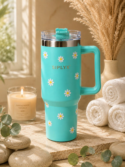Daisy Dream — Aqua Teal | Tumbler